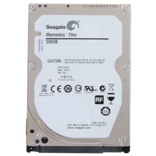 Жесткий диск Seagate Momentus Thin 5400.9 500GB ST500LT012 SATA 2.5 5400RPM 16MB Жесткий диск Seagate Momentus Thin 5400.9 500GB ST500LT012 SATA 2.5 5400RPM 16MB