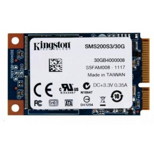 Накопитель SSD 30GB Kingston mS200 (SMS200S3/30G) mSATA