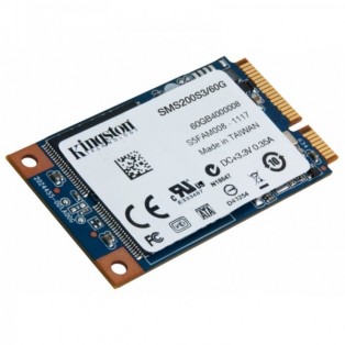 Накопитель SSD 60GB Kingston mS200 (SMS200S3/60G) mSATA